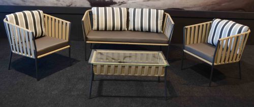 Conjunto Habana exterior encordado con cinta