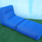 Sillón extensible extendido