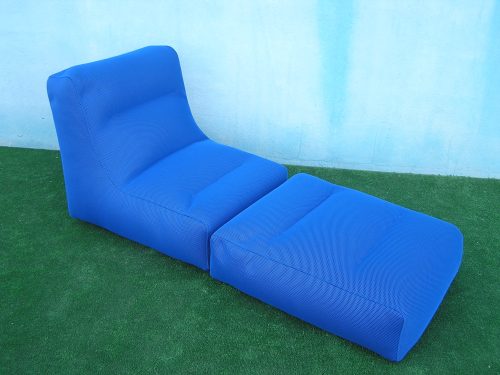 Sillón extensible extendido